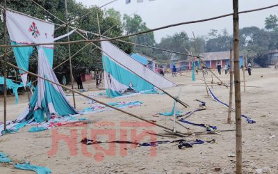 বিজয়নগর বিএনপির প্যান্ডেল ভাঙচুর