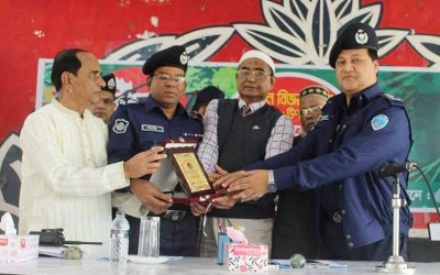 মুক্তিযোদ্ধা পুলিশ সদস্যদের সংবর্ধণা দিয়েছে ব্রাহ্মণবাড়িয়া পুলিশ