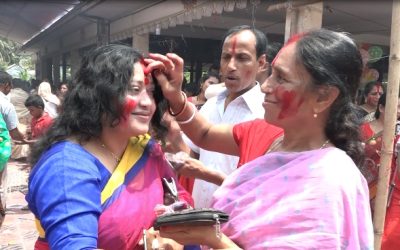 ব্রাহ্মণবাড়িয়ায় সিঁদুর উৎসবে মেতে ছিল সনাতন ধর্মালম্বী রমণীরা (ভিডিও)