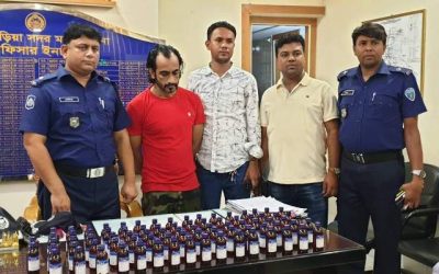 ব্রাহ্মণবাড়িয়ায় ভারতীয় স্কফ সিরাপসহ মাদক ব্যবসায়ী আটক
