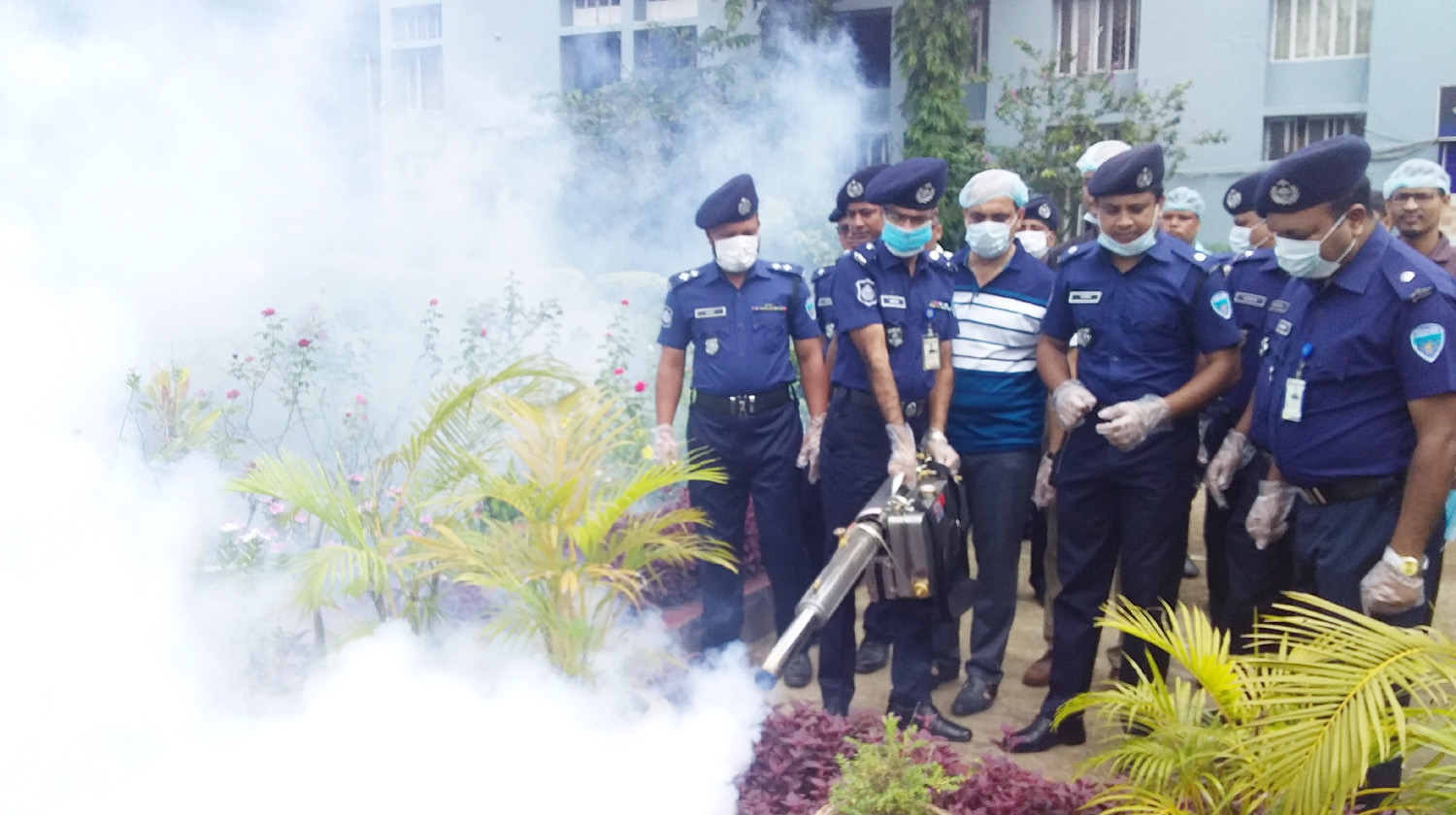 ব্রাহ্মণবাড়িয়া জেলা পুলিশের মশক নিধন অভিযান