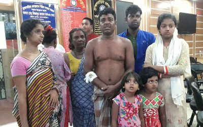 ভাদুঘরে জেলে পরিবারের উপর দু’দফা হামলায় আহত-৮