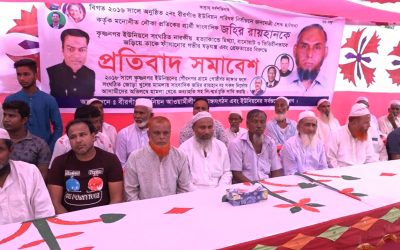 সাংবাদিক জহির রায়হানে মুক্তির দাবিতে মানবন্ধন (ভিডিও)