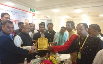 স্থানীয় সরকার মন্ত্রীকে মক্কায় সংবর্ধনা