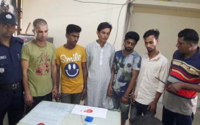 ব্রাহ্মণবাড়িয়ায় ইয়াবাসহ ৬ মাদক ব্যবসায়ী আটক