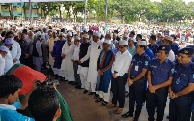 শ্রদ্ধা আর ভালবাসায় হুমায়ুন কবিরকে শেষ বিদায়