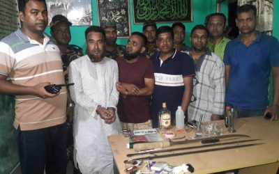 ব্রাহ্মণবাড়িয়ায় মাদকসহ ওলামালীগ সভাপতি আটক