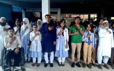 মাদক, ইভটিজিং, ধর্ষণ ও দুর্নীতিকে না বলে শিক্ষার্থীদের শপথ