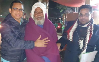 শীতার্তদের পাশে ব্রাহ্মণবাড়িয়া সদরের ইউএনও