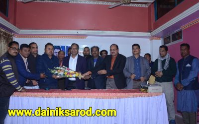 জামাল হোসেনকে বিদায়ী সংবর্ধনা দিয়েছে জেলা নাগরিক ফোরাম