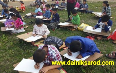 শুরু হয়েছে ব্রাহ্মণবাড়িয়া শিশু নাট্যমের তিনদিনের শীতকালীন আর্ট ক্যাম্প