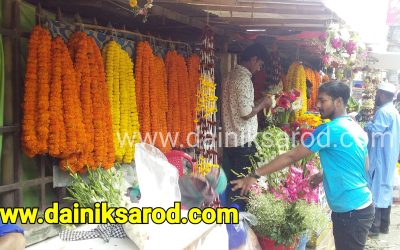 ব্রাহ্মণবাড়িয়ায় ফুলের দাম দ্বিগুণ করে দিল বসন্ত ও ভালবাসা দিবস