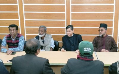 প্রেসক্লাবে সাংবাদিকদের সাথে একান্ত আলাপচারিতায় মোকতাদির চৌধুরী