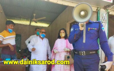 প্রবীণদের করোনা সচেতনতায় পরামর্শ দিয়ে চলেছেন এসিল্যান্ড হাসিবা খান
