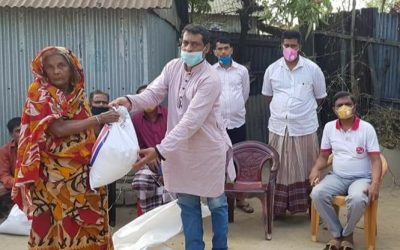 বিজয়নগরে শ্রমজীবিদের মাঝে খাদ্য সামগ্রী বিতরণ করলেন দীপক চৌধুরী বাপ্পী