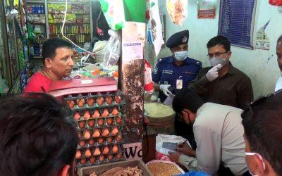 কসবায় ৭ ব্যবসায়ীকে ভ্রাম্যমান আদালতে জরিমানা
