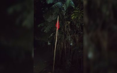 বাঞ্ছারামপুরে করোনা আক্রান্ত সন্দেহে বাড়িতে লালপতাকা