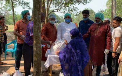কসবায় ৮শ কর্মহীন শ্রমজীবি ও অসহায় পরিবারের মাঝে খাদ্য সামগ্রী বিতরণ