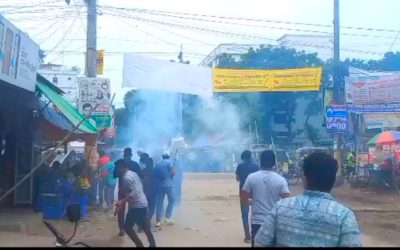 ব্রাহ্মণবাড়িয়া ছাত্রদলের নতুন কমিটির মিছিলে পদবঞ্চিতদের হামলা,ককটেল বিস্ফোরণ