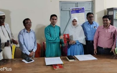 নাসিরনগরে সর্বাধিক দিন লাইব্রেরিতে এসে বই পড়ে পেলেন পুরস্কার