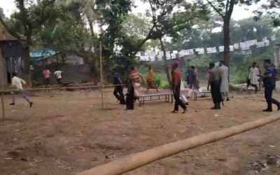 নাসিরনগরে জাল ভোট দিতে বাধা, পোলিং অফিসারকে মারধর