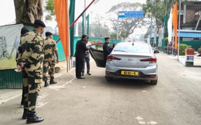 একমাস পর আগরতলায় গেলেন সহকারি হাইকমিশনার
