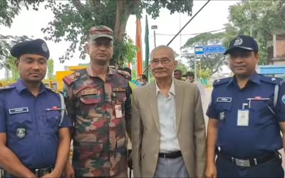আখাউড়া হয়ে ভারত গেলেন সন্তু লারমা