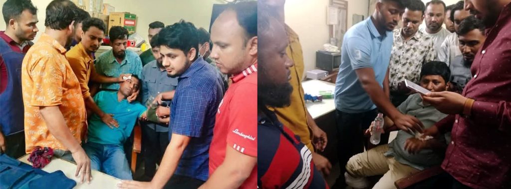 সরাইলে দুই দল গ্রামবাসীর সংঘর্ষে ইউএনও-ওসিসহ আহত ২০