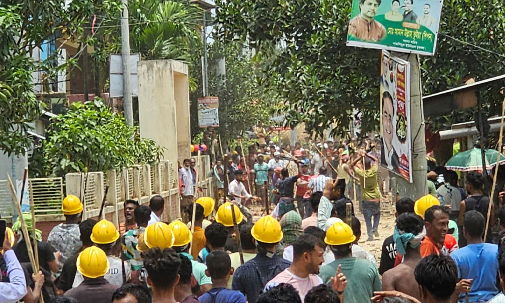 সরাইলের পাকশিমুলে দুদলের সংঘর্ষে আহত অর্ধশতাধিক