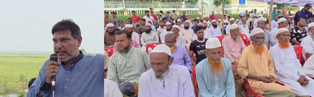 নবীনগরের উরখুলিয়া গ্রামে শান্তি সমাবেশ অনুষ্ঠিত