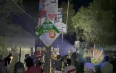 সরাইলে টর্চ লাইট জ্বালিয়ে দুই পক্ষের সংঘর্ষ, আহত ১৫