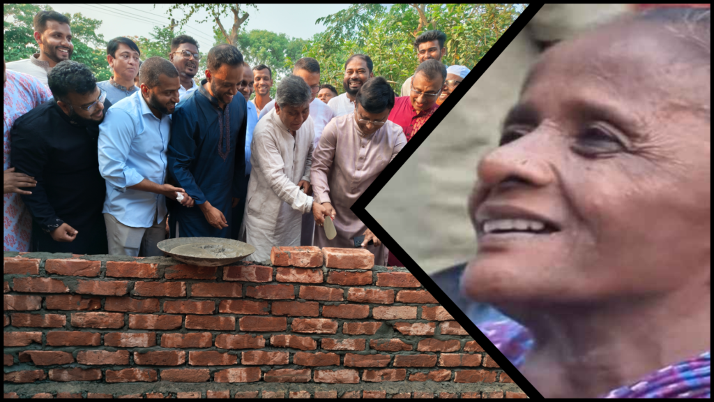 শাহবাগের গোলাপী খালাকে বাড়ি উপহার দিচ্ছেন প্রধানমন্ত্রী