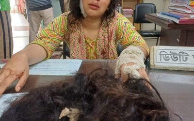 আখাউড়ায় যৌতুকের টাকা না পেয়ে স্ত্রীর মাথার চুল কেটে দিলেন স্বামী!