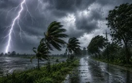 দেশের ৮ জেলা দিয়ে ৬০ কিলোমিটার বেগে ঝড়ের আভাস