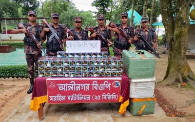 বিজয়নগরে দেড় কোটি টাকার ভারতীয় মোবাইল ফোনের ডিসপ্লে উদ্ধার