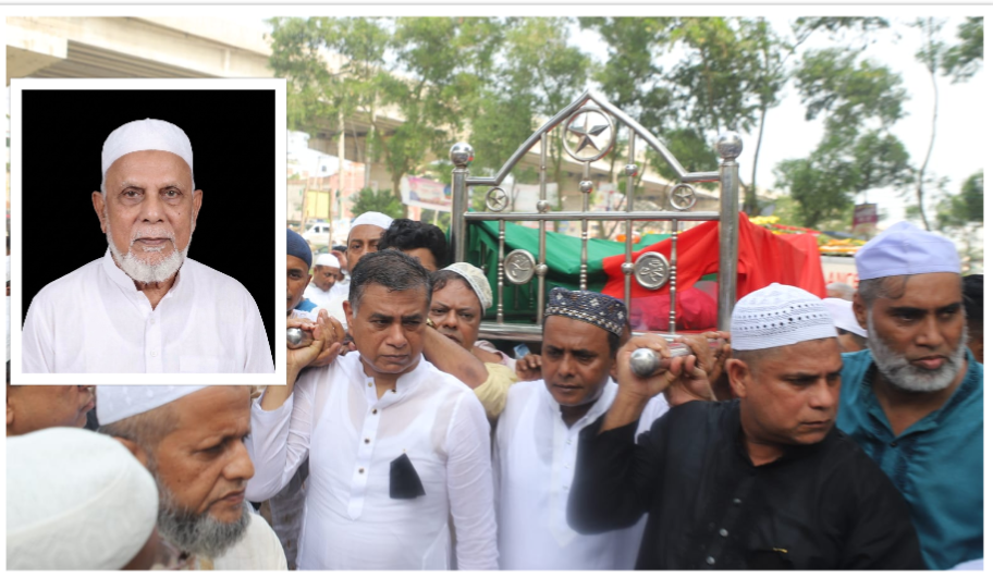 মায়ের কবরের পাশে চিরনিদ্রায় শায়িত হলেন সাবেক প্রতিমন্ত্রী হারুন আল রশীদ