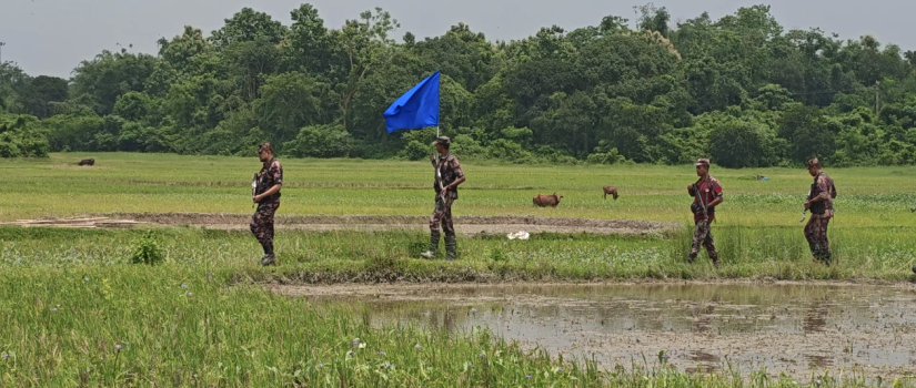 পুশইনের আশঙ্কায় ব্রাহ্মণবাড়িয়ার সীমান্তে সতর্কত অবস্থায় বিজিবি