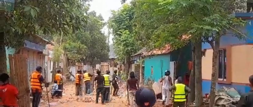 ব্রাহ্মণবাড়িয়ায় দোকান উচ্ছেদ নিয়ে দুইপক্ষের সংঘর্ষে আহত অন্তত ২০