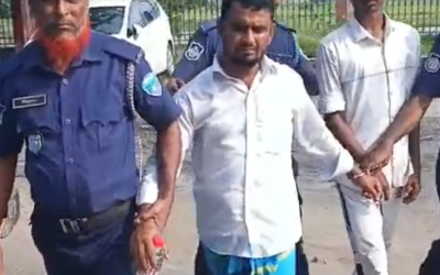 অবশেষে ছাগলকে মোটাতাজা দেখাতে জোরপূর্বক পানি খাওয়ানো চাঁন বাদশা আটক