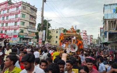 ব্রাহ্মণবাড়িয়ায় উৎসবমুখর পরিবেশে রথযাত্রা
