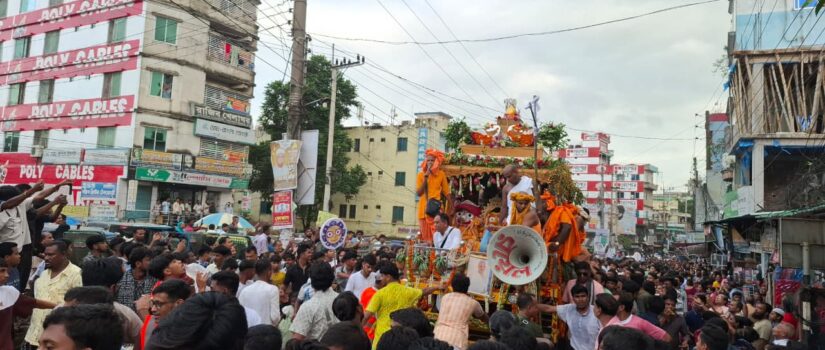ব্রাহ্মণবাড়িয়ায় উৎসবমুখর পরিবেশে রথযাত্রা