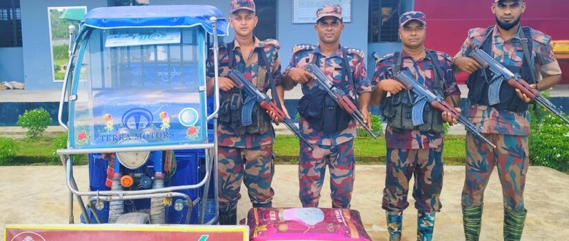 ব্রাহ্মণবাড়িয়ায় সীমান্ত থেকে ভারতীয় গরুসহ চোরাই পণ্য উদ্ধার