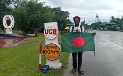 কালো ধোঁয়া নয়, হাঁটায় পরিবেশের বার্তা: টেকনাফ থেকে তেঁতুলিয়া ২০ দিনে পাড়ি ব্রাহ্মণবাড়িয়ার তরুণের