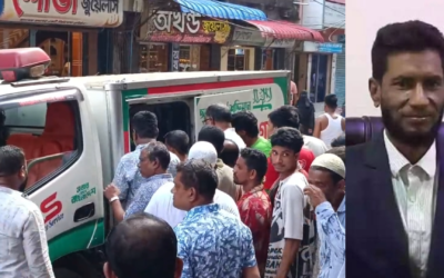গ্যাস বিস্ফোরণে দগ্ধ হয়ে ব্যবসায়ীর মৃত্যু