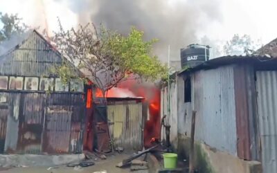 ব্রাহ্মণবাড়িয়ায় অগ্নিকাণ্ডে ১০ বসতঘর পুড়ে ছাই