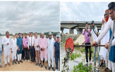 সরাইলে বিএনপির প্রতিষ্ঠাবার্ষিকী উপলক্ষে তিতাস নদীতে পোনামাছ অবমুক্তকরণ