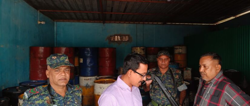প্রতি ৫ লিটার তেলে ২০০ এমএল কম, ডিলারকে লাখ টাকা জরিমানা