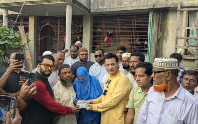 সৌদিতে মৃত্যুদণ্ডপ্রাপ্ত নজরুলের পরিবারকে আর্থিক সহায়তা দিলেন নগরকান্দার সাবেক চেয়ারম্যান শাহীন