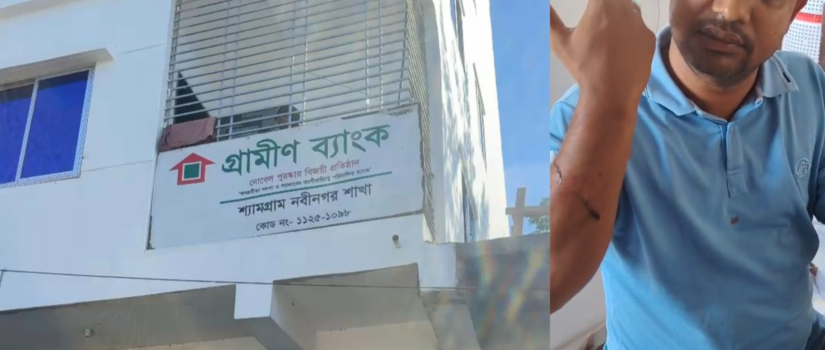 গ্রামীণ ব্যাংকের ব্যবস্থাপককে ছুরিকাঘাত করে দুই লাখ টাকা ছিনতাই